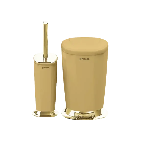 برس توالت و سطل زباله ایمن آب