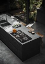 اجاق گاز شیشه‌ای  2205 مشکی ایتالیایی بیمکث - Image 5