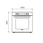 فربرقی توکار مشکی دوقلو  3102 بیمکث - Image 3